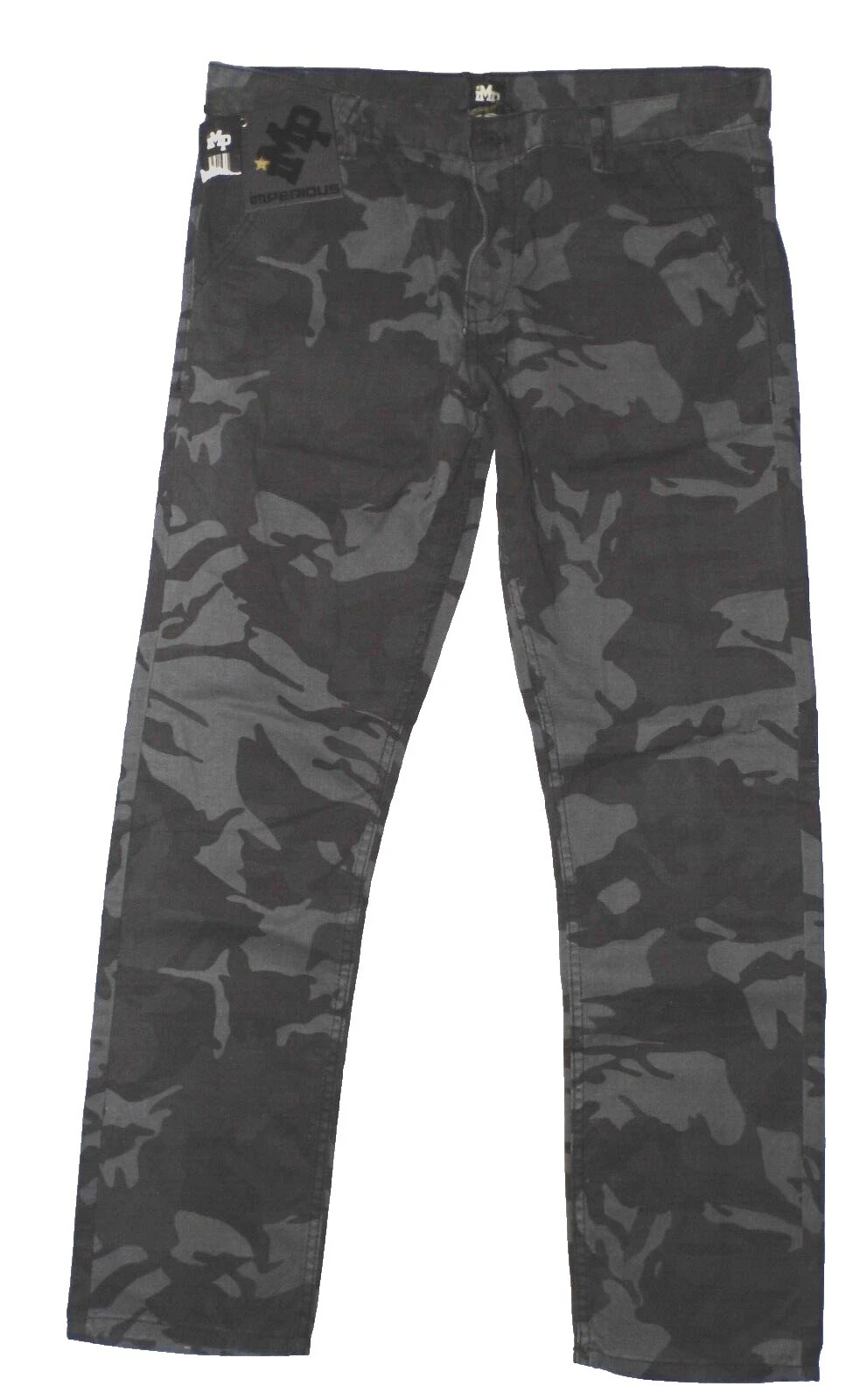 Camuflaje Pantalones de tamaño regular de algodón para hombres