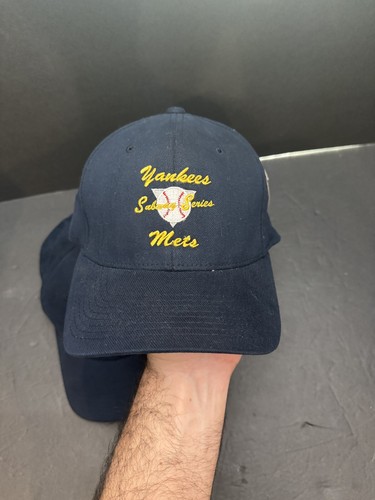 Vintage United States Postal Service 2000 Yankees v Mets Subway Series Cap L-XL - Picture 2 of 8