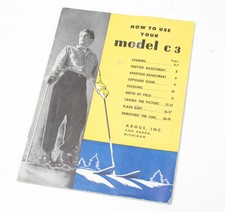 ARGUS HOW TO USE YOUR MODEL C-3 INSTRUCTIONS, 1950/152627