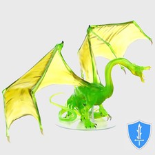 Adult Emerald Dragon - Icons of the Realms D D Dungeons Gargantuan NIB