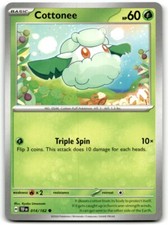 Pokemon Trading Card TCG Cottonee #14