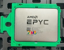 Unlocked AMD Rome EPYC 7F32 3.70GHz 8core 16-thread 128MB 180W SP3 CPU processor