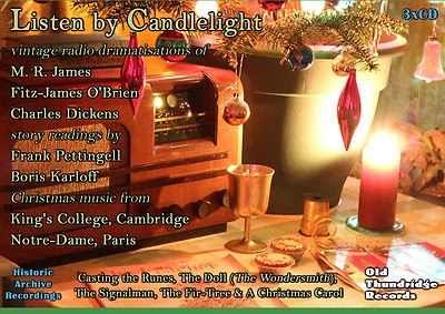 Listen By Candlelight: M R James Dickens Ghost Stories Music 3xCD Set Christmas