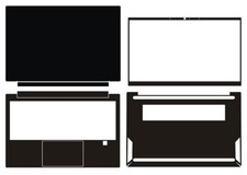Carbon Vinyl Laptop Sticker Skin Decal Guard for HP Pavilion 14-DV 14-DV0607SA