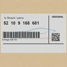 Original BMW 52109168681 - Einlage Sitz X5