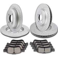 Front Rear Brakes Rotors Ceramic Pads For 2002 2003 2004-2006 Mini Cooper Front Rear Brakes Rotors Ceramic Pads For 2002 2003 2004-2006 Mini Cooper