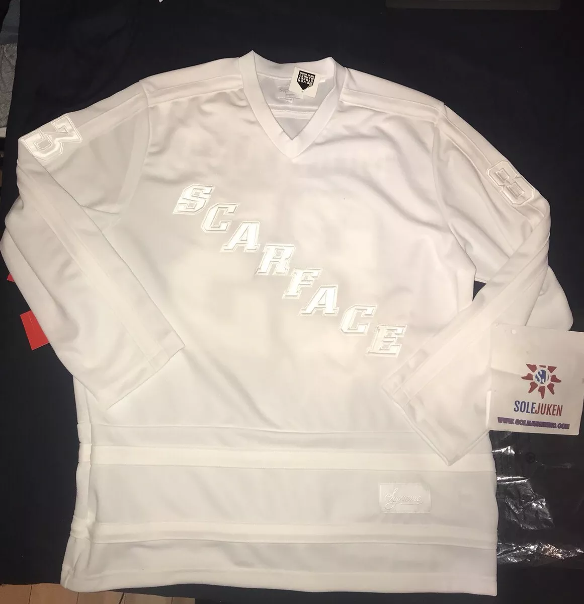 Supreme Scarface Hockey Jersey ホッケーシャツ - Tシャツ/カットソー ...