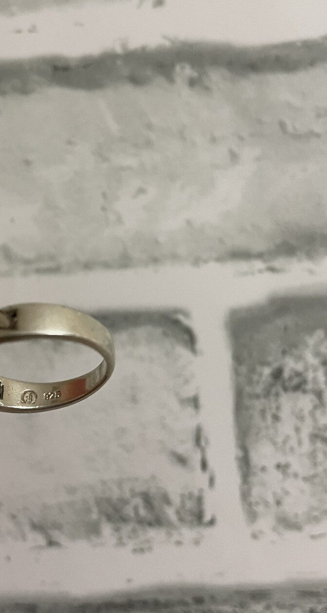Vintage Sterling  Ring Signed ($) solid 925 silver - image 7