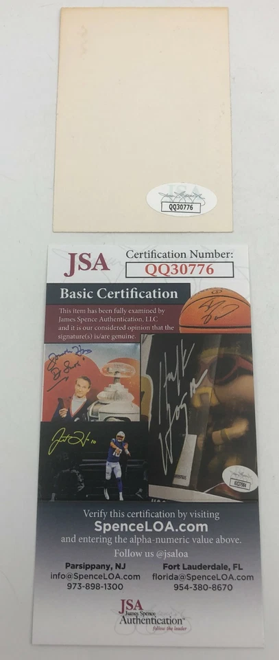 Tarjeta de hockey auténtica Bobby Hull 1970 Topps OPC pegatina autógrafo firma JSA Foto 3 de 4