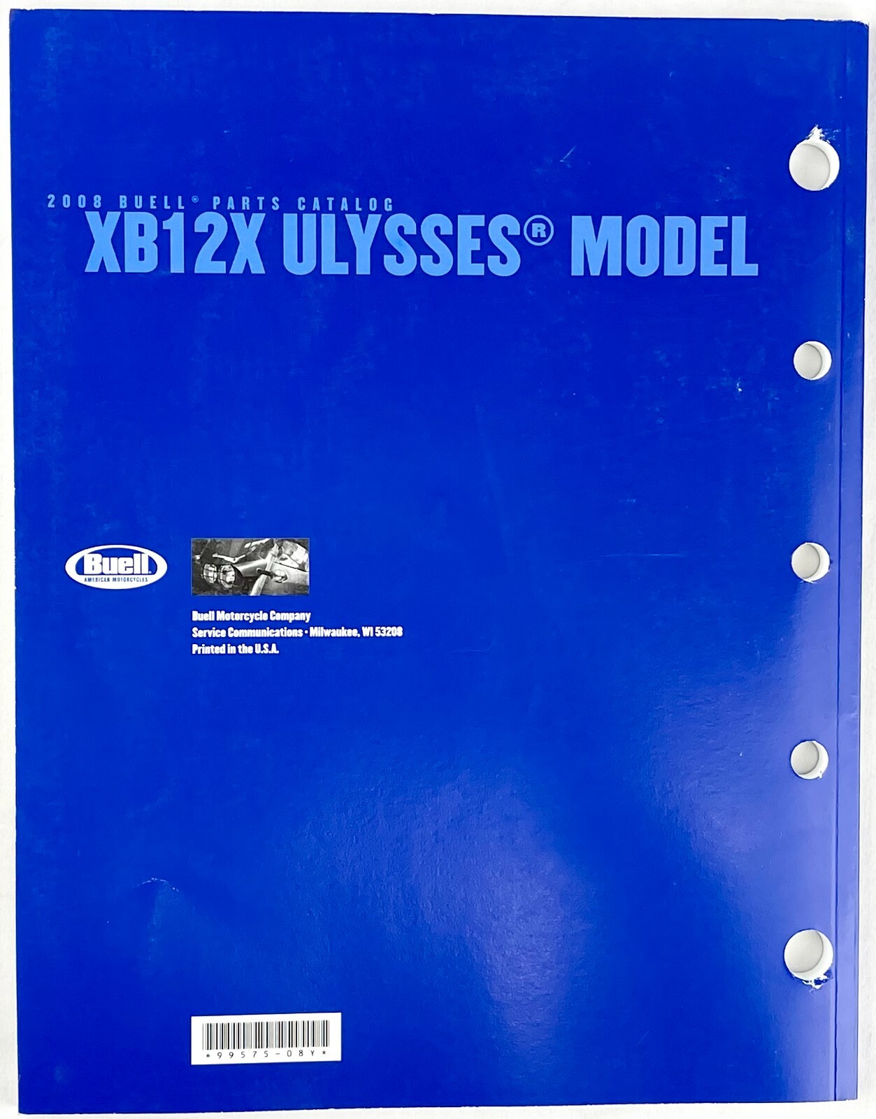 2008 Buell XB12X Ulysses Parts Catalog 9957508Y eBay