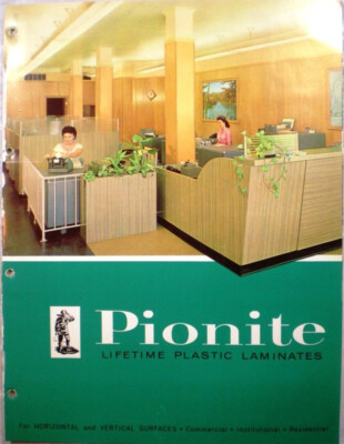 PIONITE Catalog Decorative Plastic Laminates Counter Tops Walls Cabinets 1963