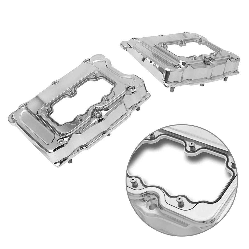 Clarity Chrome Engine Rocker Box top cover For Harley twin cam Low Rider 99-16 Foto 3 de 4