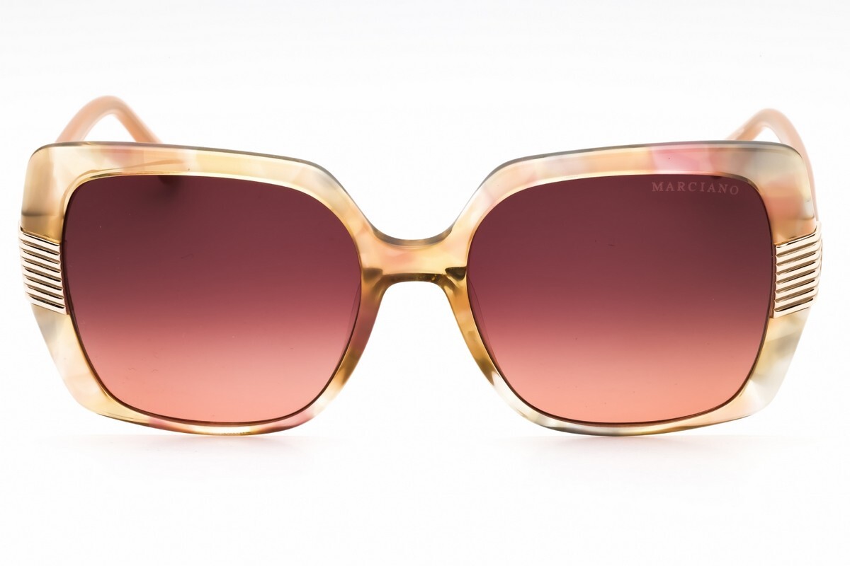 Солнцезащитные очки GUESS BY MARCIANO GM0828-59F-57 Размер 57мм 140мм 18мм бежевые женские НОВЫЕ