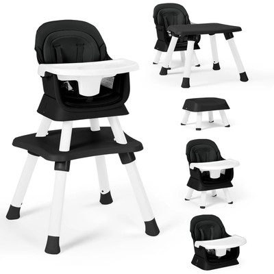 8 in 1 Baby High Chair, Toddler Dining Booster Seat for Eating, CHOOSE COLOR