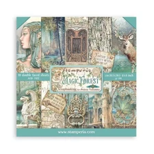 Stamperia MAGIC FOREST 8x8 Paper Pad 10 Sheets SBBS78
