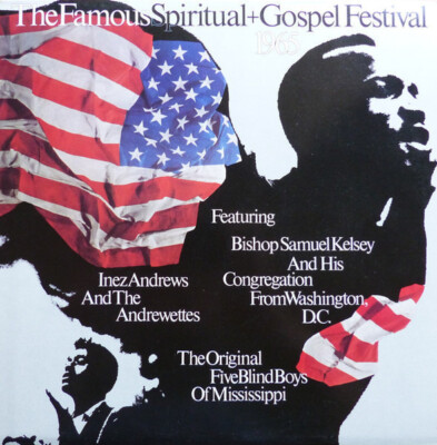 LP Inez Andrews a.o. The Famous Spiritual + Gospel Festival 1965 NEAR MINT