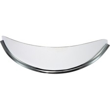 Show Chrome 7" Headlight Visor - Chrome | 53-429