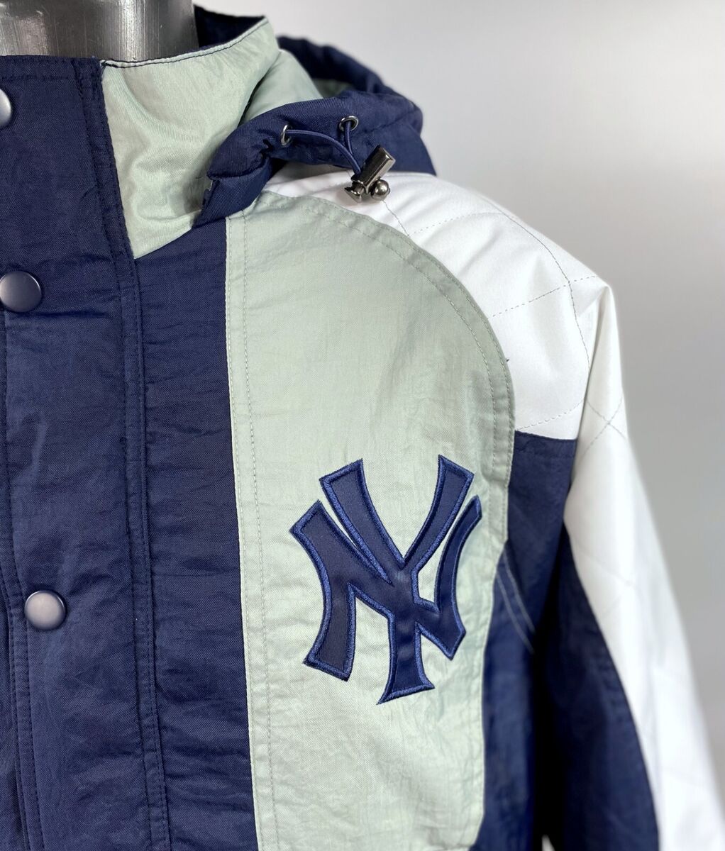 Yankees Jacket New York Starter Hooded Half Zip Pullover Yankees Jacket New York Starter Hooded Half Zip Pullover