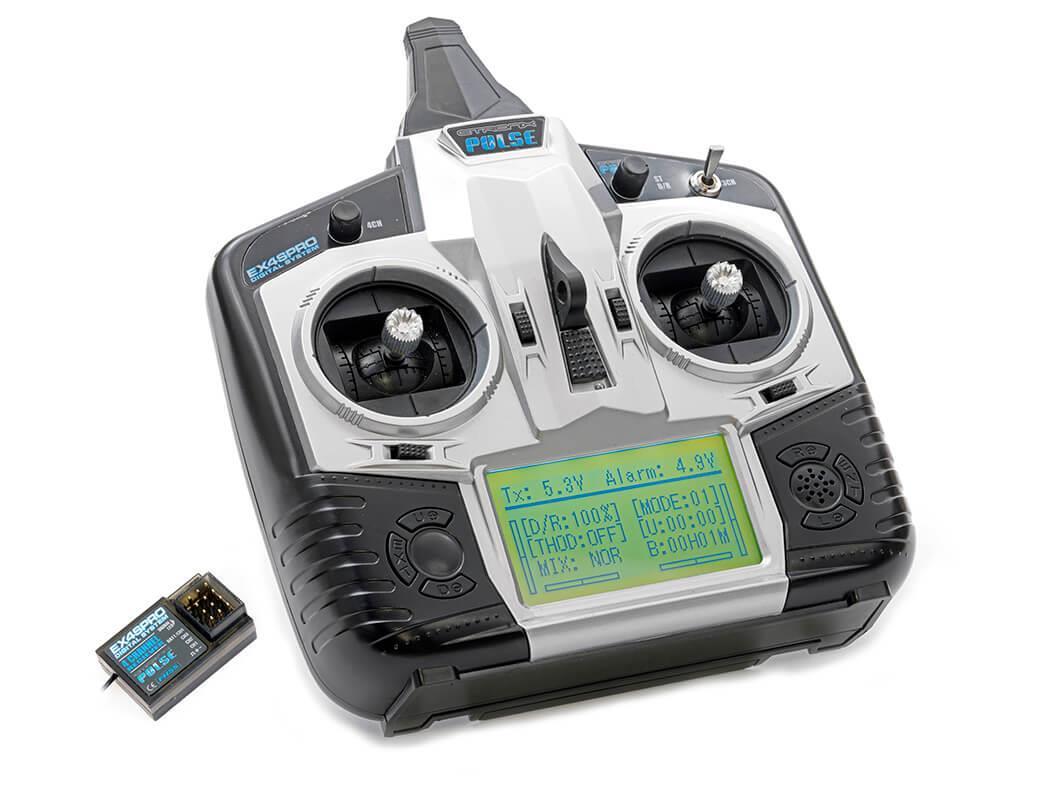 Etronix ET1111 Pulse Ex4G 4Ch 2.4Ghz Fhss Stick Radio System