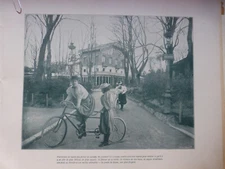1897 WOMEN'S BICYCLE BICYCLE SUIT 3 ANTIQUE NEWSPAPERS