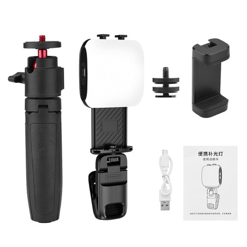 RGB Aparat do telefonu komórkowego Światło wypełniające Vlog Selfie Stick do DJI Pocket / Insta 360 - Zdjęcie 15 z 22