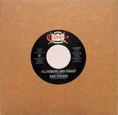 Ron Holden , Jerry Fuller / I LL FORGIVE AND FORGET / DOUBLE LIFE (7 INCH) / Ou