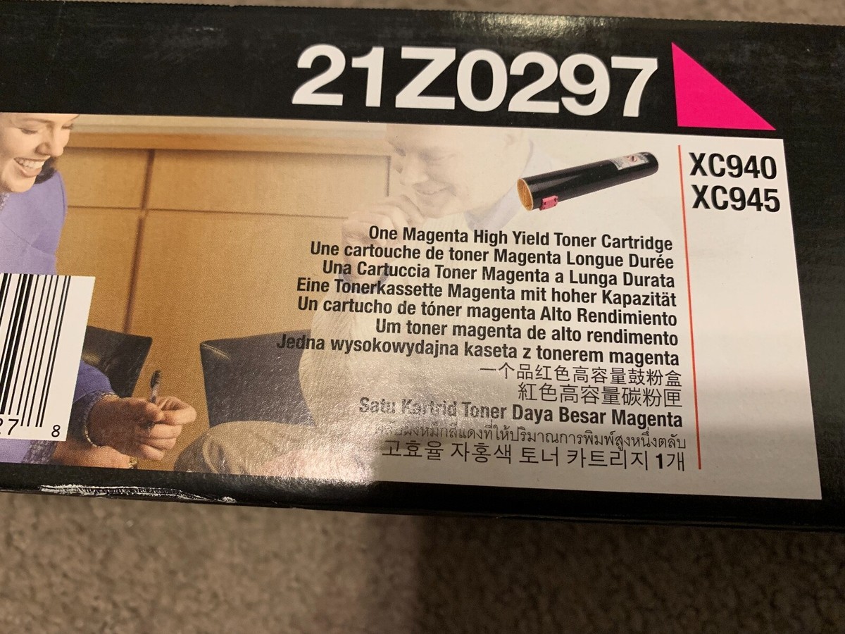 Lexmark 21Z0297 - New, OEM, sealed magenta toner cartridge! | eBay