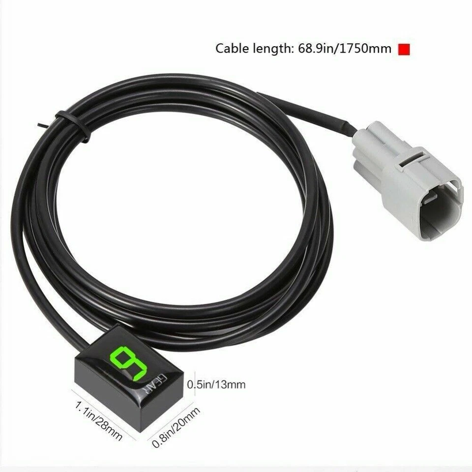 Motorcycle Bike LED Gear Indicator for Suzuki SV650 M109R2 GSX-R600 GSX1400 - Image 3 of 4