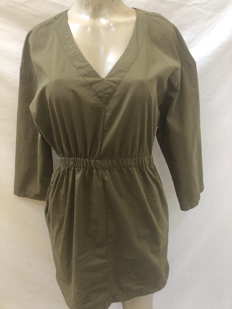 green cotton dress zara Dresses for Women
