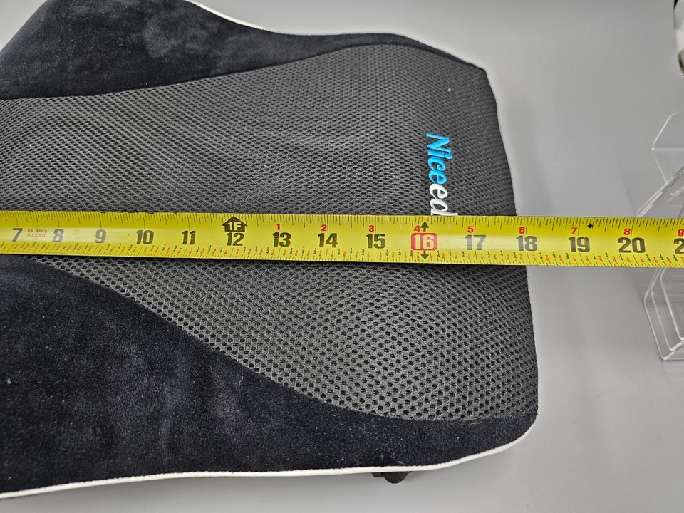 Niceeday Lumbar Foam Back Cushion Car Office Wheelchair Adjustable