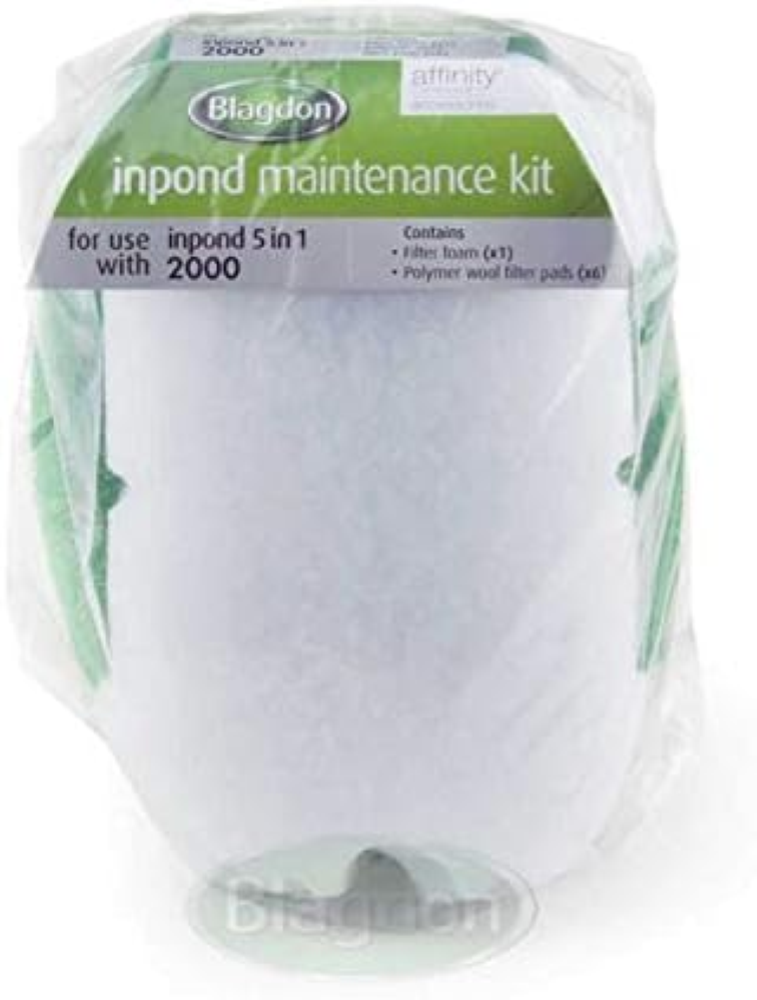 Blagdon Inpond 5 in 1 3000 kit di manutenzione, filtro di ricambio in schiuma e