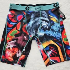 Ethika The Staple Painted Primates Sz Large (33-35") Underwear Boxer Briefs NWT