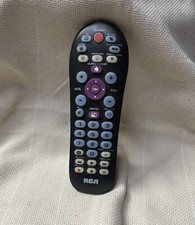 RCA RCR414BHE 4-Device Universal Remote Control Pre-Owned Black Tested