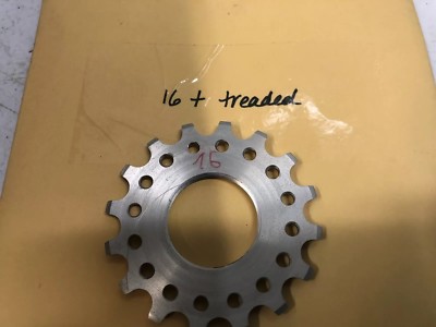 Hugi 16 t Threaded Cog Cassette NEW / NOS- Vintage