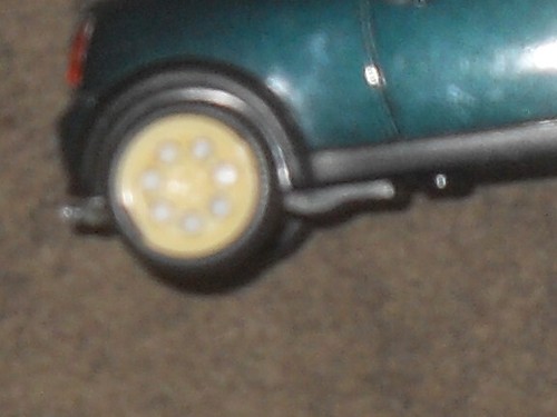 ss 6711 car diecast mini cooper 2001 pull back and go - Green / White Roof 1/24 - Picture 10 of 11