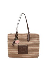 Borsa Donna V73 Naturale/moro