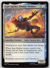 Sun-Spider, Nimble Webber 154 SPM MTG Uncommon NM