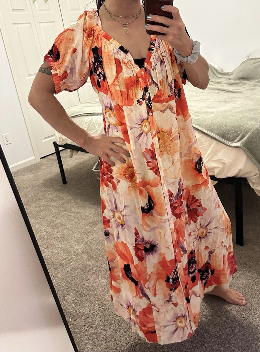 h and m orange floral dress H&M | Dresses | Hm Orange Floral Dress