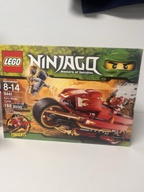 Lego NINJAGO LOT OF 2 9441 Kai&rsquo;s Blade Cycle & 9443 Rattlecopter (read DESC.)