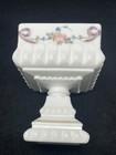 Westmorland Milk Glass Wedding Compote Hand Painted  8-1/2 “1 — photo 5