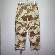 VTG 90s Military Cargo Pants - Desert Storm Camo - Baggy Streetwear - 31" Waist