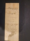 First national bank 1868 check with stamp — photo 2