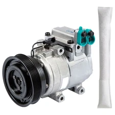 For Hyundai Tiburon V6 2003-2008 OEM AC Compressor w/ A/C Drier DAC