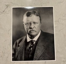 Vintage President Theodore Roosevelt Photo B&W Reproduced Library of Congress#36