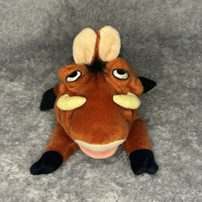 Walt Disney World The Lion King 7" Pumba Beanbag Stuffed Animal Plush Toy