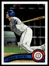 2011 Topps Update Craig Gentry Texas Rangers #US17