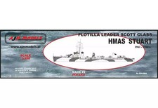Australian HMAS Stuart 1/350 Scale Scott-Class Destroyer Leader Model Kit