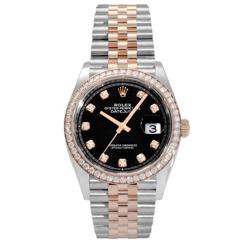 Rolex Datejust 126281RBR Automatic winding 36mm Bright black/10PD