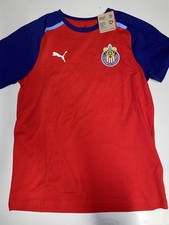 Puma: Guadalajara Chivas/Futbol/Soccer Red/Blue Shirt (M/Medium)