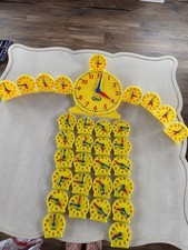 32 Piece Classroom Teaching Clock Set For Learning Time Edx, Cusinaire Didax